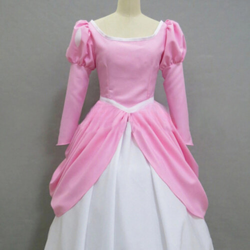 교복몰 애니메이션 핑크 공주 드레스 코스프레