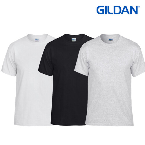교복몰 (GILDAN) 남녀공용 무지 티셔츠 반티 단체복