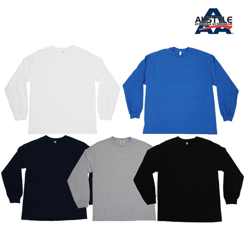 교복몰 (AAA) 트리플에이 남녀공용 긴팔 티셔츠 5컬러