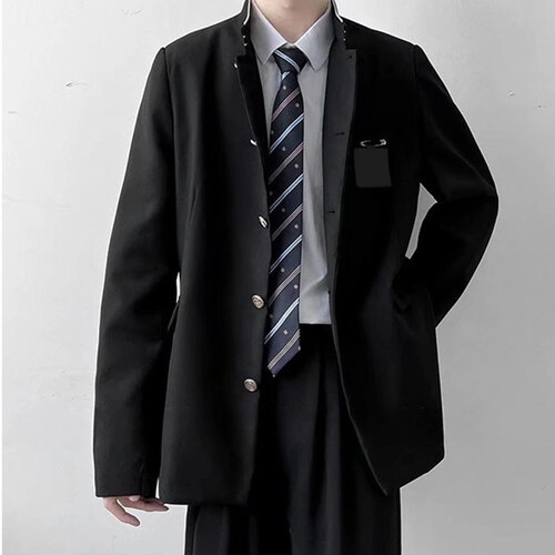 5버튼 블랙 남자교복 풀세트 교복 학생복 교복자켓